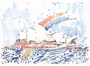 "Opera House Rainbow"