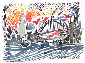 "More Harbour Bridge Fireworks"  Sydney AUSTRALIA