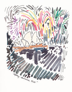 Sydney Opera House Fireworks 2020