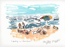 Load image into Gallery viewer, Reading on Bondi Beach
